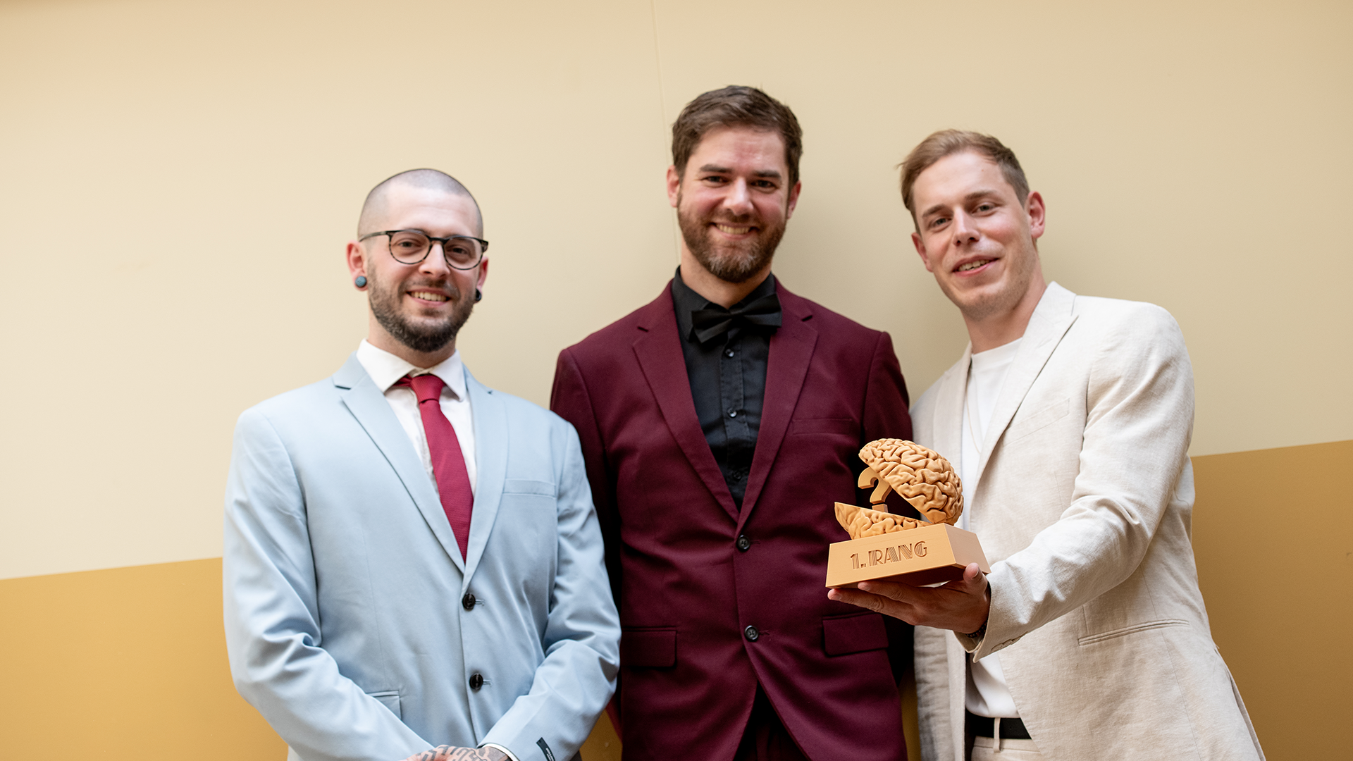 Bild von den drei Quizmastern von The Great Quizbies