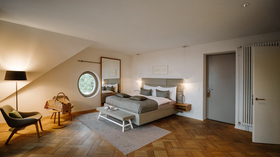 Das Hotelzimmer äuä im Kulm-Gebäude.