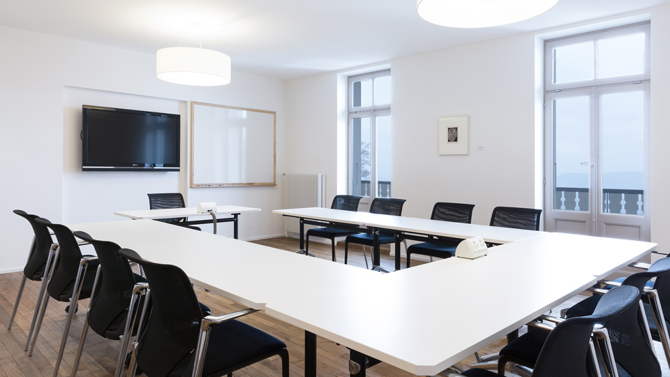 U-Form Bestuhlung währen dem Seminar