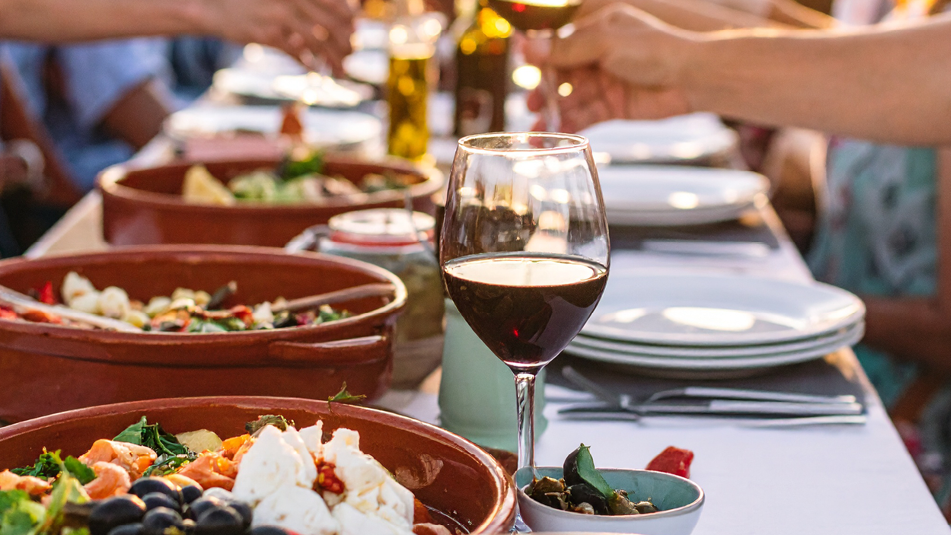 La table Gurten Tavolata du restaurant Gurtners.