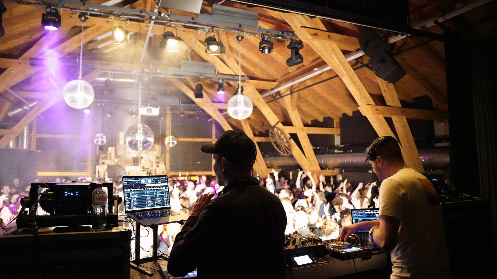 A party at the Schüür on New Year's Eve.