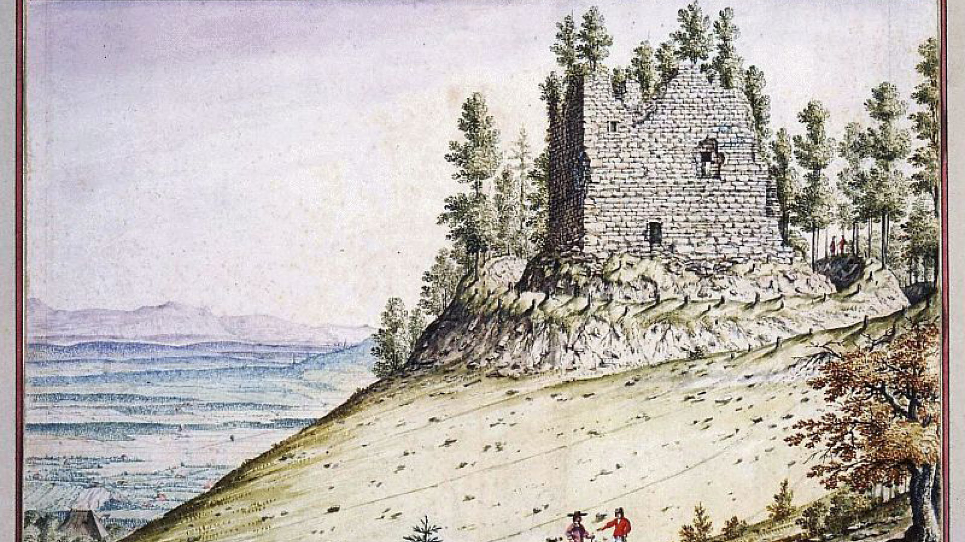 Ein alter Wachturm auf dem Berner Hausberg