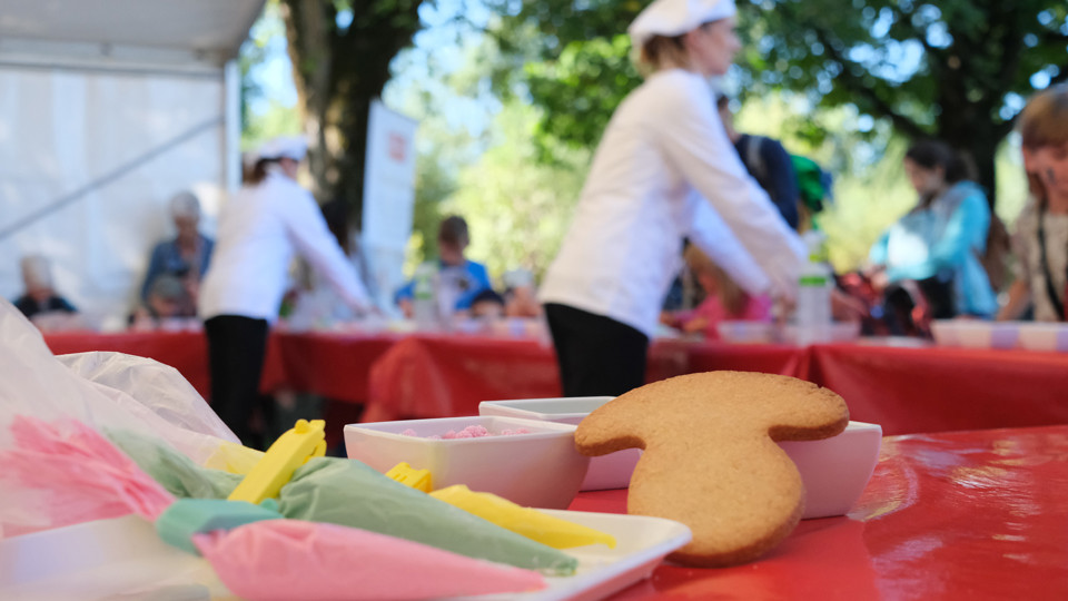 Der Stand der Kambly am Frühlingfest.